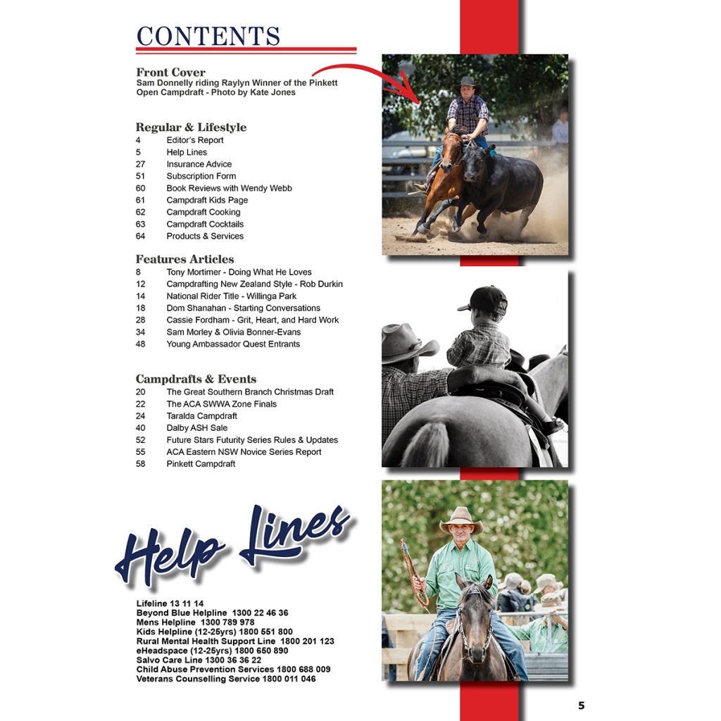 February – March 2026 Single Issue – Australian Campdrafting Magazine
